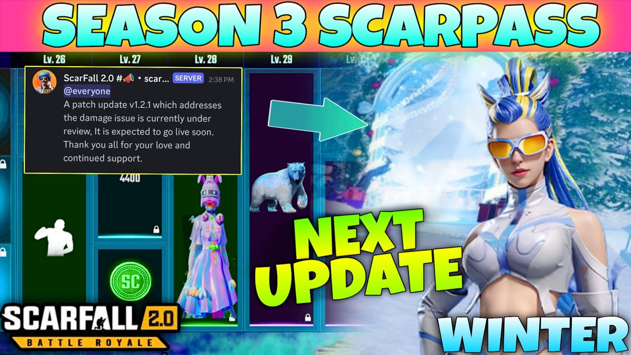 Scarfall 2.0 Winter Update ✅| Scarfall 2.0 Season 3 Leaks | New Update Scarfall | Scarfall Update 