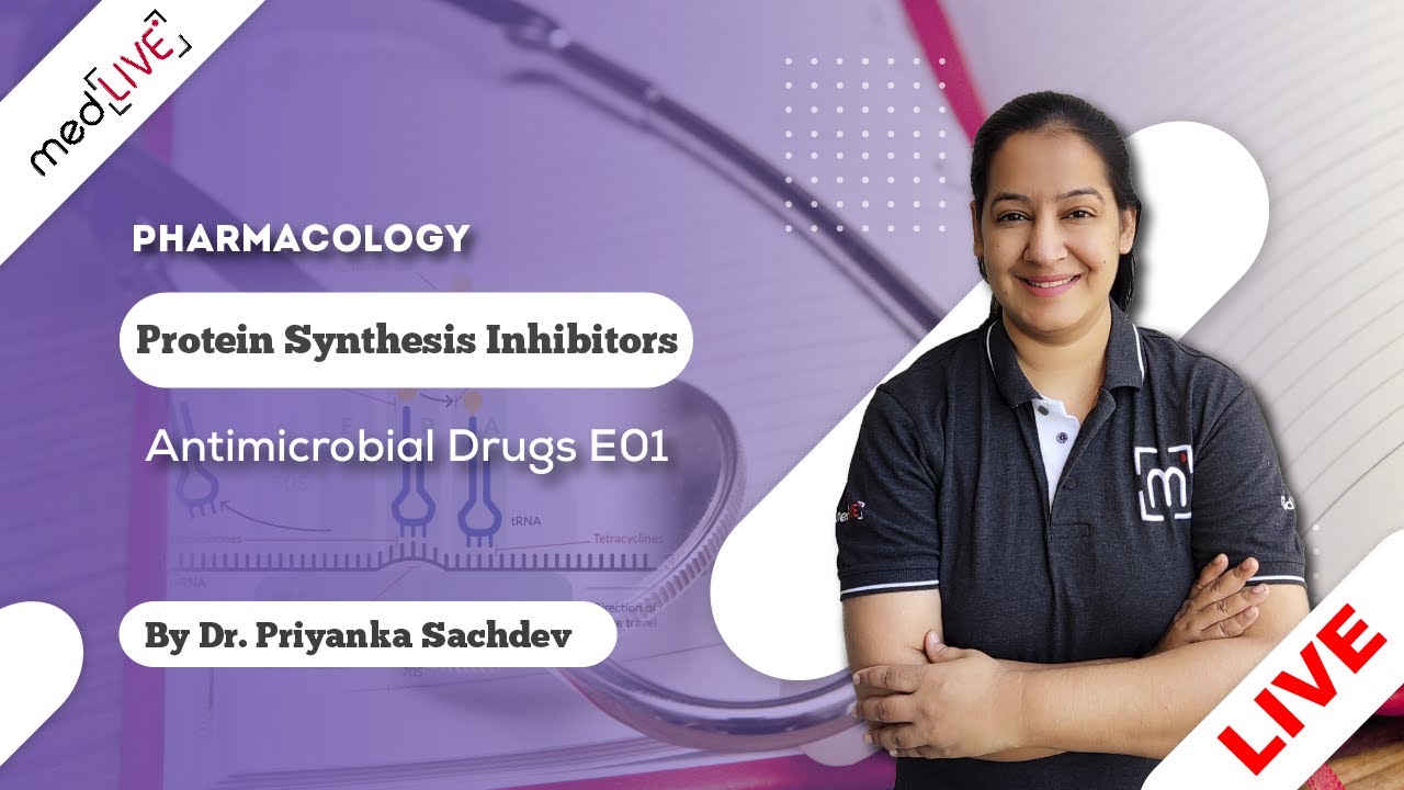 Antimicrobial Drugs (E01)Mastery | Protein Synthesis Inhibitors (Pharmacology) by Priyanka Sachdev