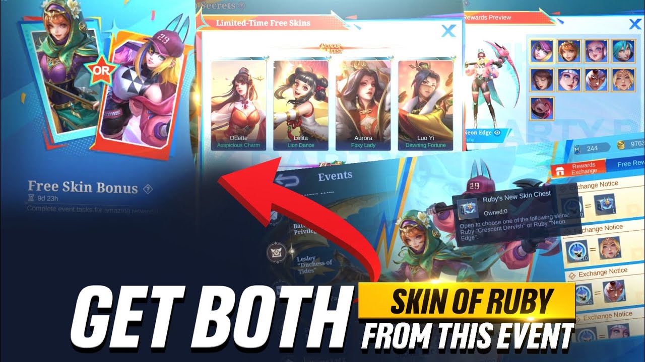 How to Claim Both Ramadan Skins of Ruby in Mobile Legends Bang Bang / New Exclusive Event