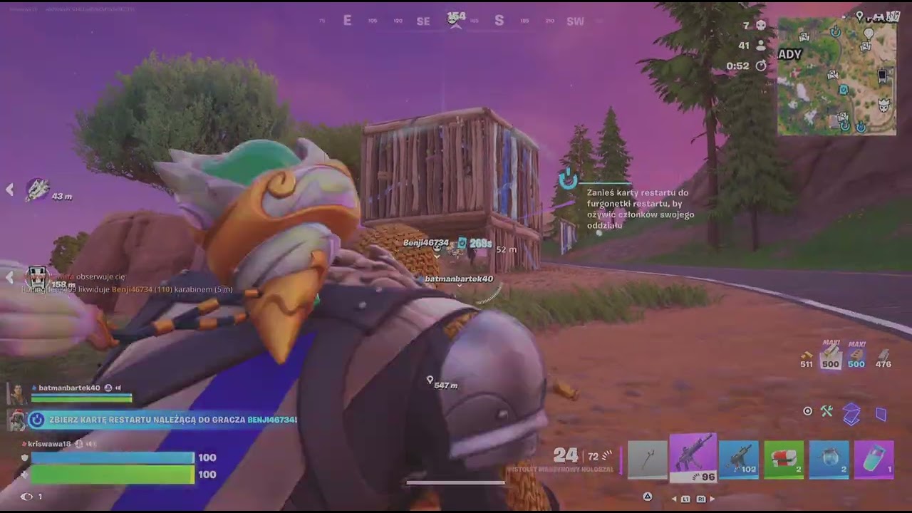 Gram z Benem I Bartkiem w Fortnite 