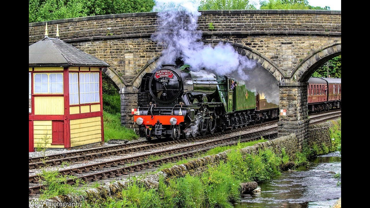 The Flying Scotsman at the Keighley and Worth Valley Railway (KWVR)