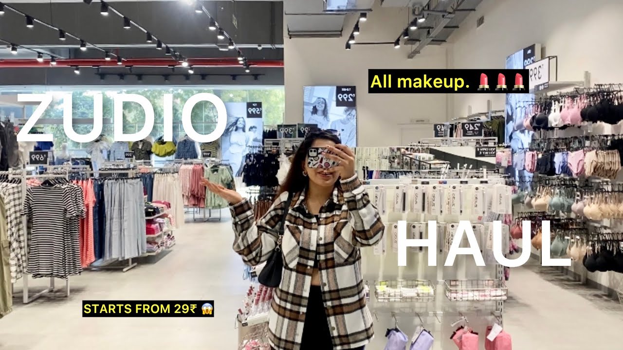 ZUDIO MAKEUP HAUL 💄✨🩷 Starts from 29₹ 😱 #makeup #affordable #zudio