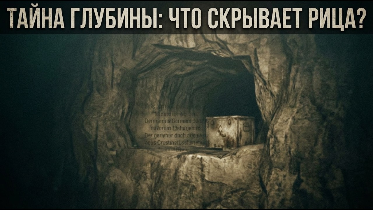 Подводная пещера озера Рица: немецкое золото и биологическое оружие