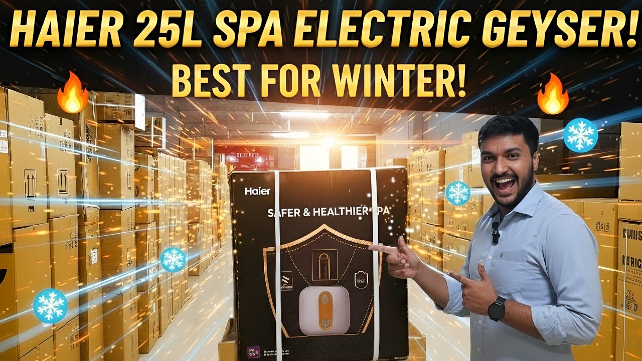Haier 25L SPA Geyser Unboxing & Review | Best Geyser for Winter 2025? Shocking Features Revealed!