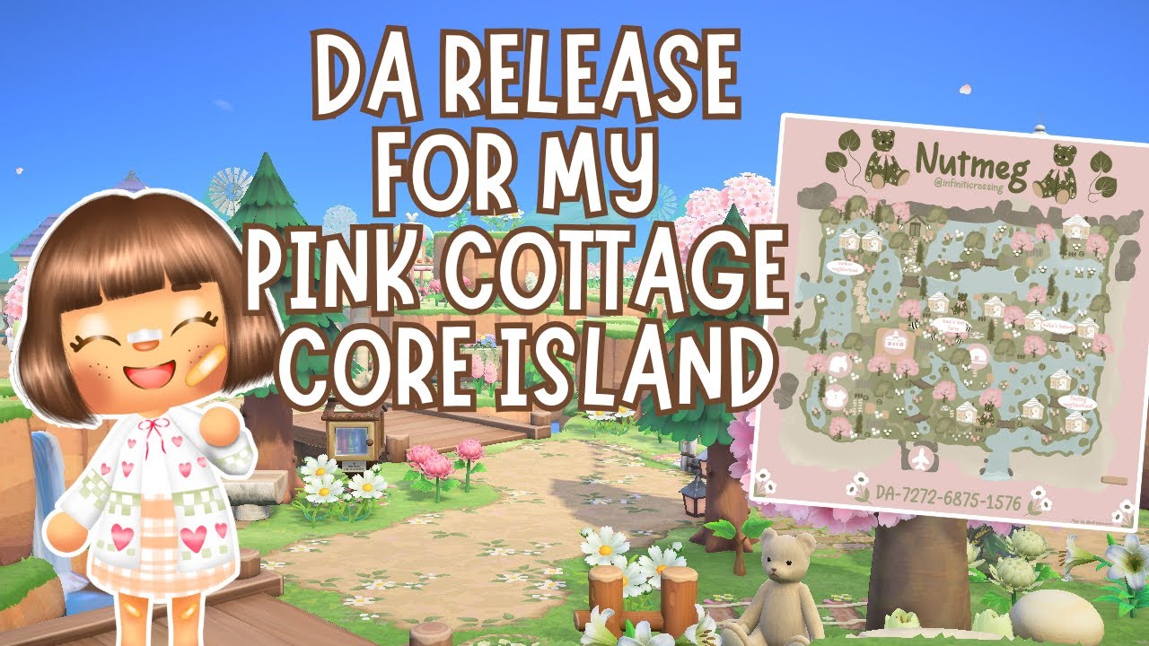 DREAM ADDRESS RELEASE FOR MY PINK FORESTY COTTAGE CORE ISLAND NUTMEG!!! | Let's Play Animal Crossing