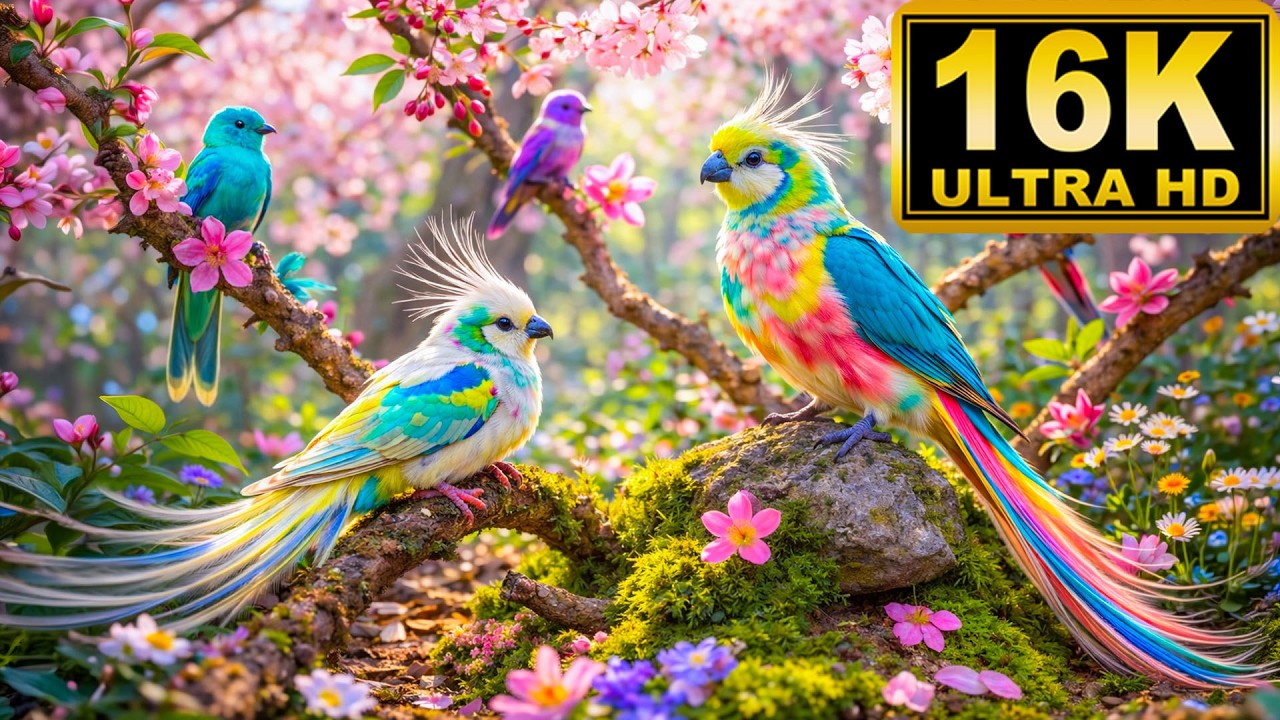 Beautiful Spring Birds with Relaxing Piano ~ Nature Ambience for Deep Relaxation & Anxiety Relief💗🍃