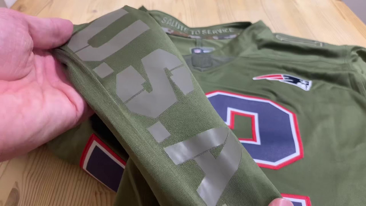New England Patriots Salute To Service Jersey