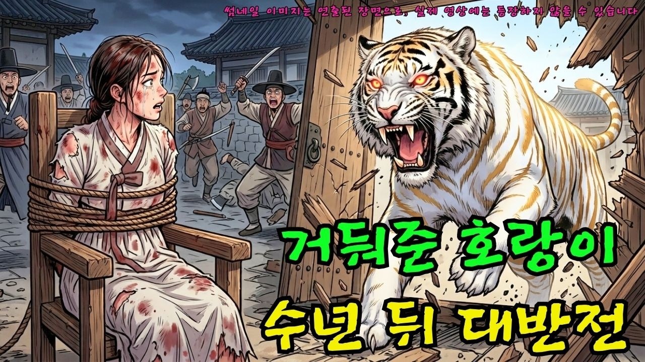 [눈물주의] 굶주린 호랑이 새끼 거둔 과부, 수년 뒤 벌어진 충격적 일| 야담 | 야사 | 전설 | 민담 | 설화 | 옛날이야기 l 오디오북