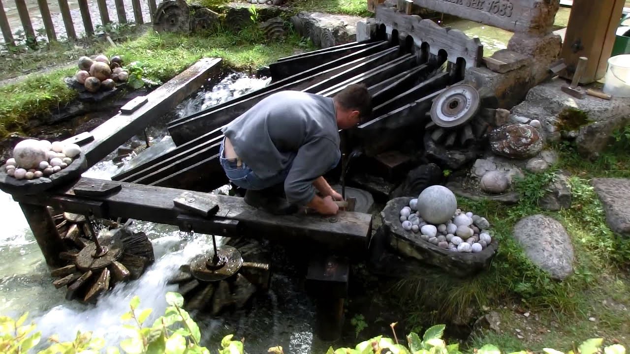 Kugelmühle vor der Almbachklamm