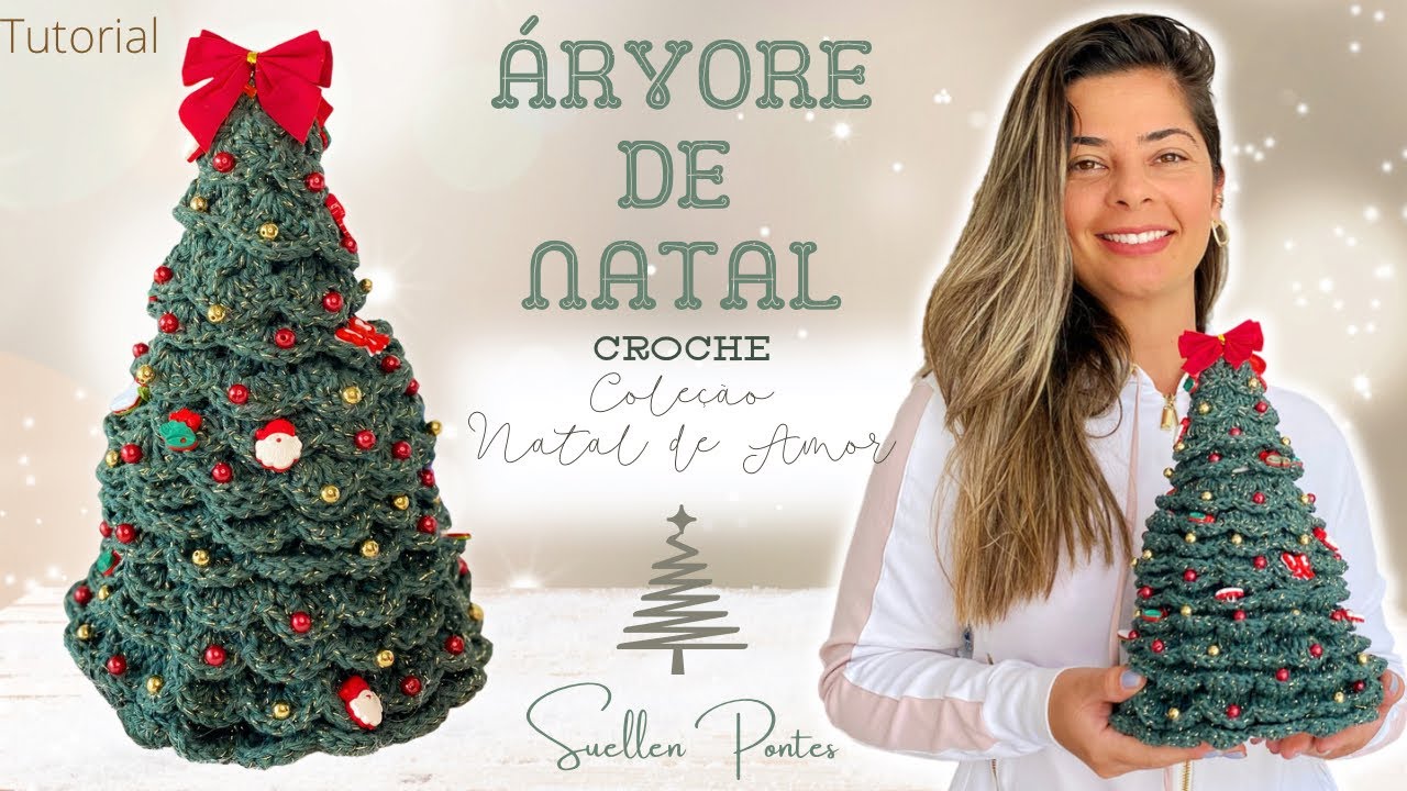 Surpreendente essa Árvore de Natal Croche - Especial de Natal Suellen Pontes - Tutorial easy Crochet