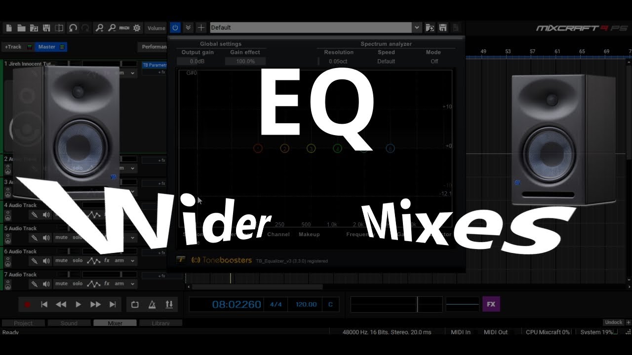 EQ Trick for Wider Mixes | Wide Stereo Imaging With EQ | Mid Side EQ | Mixcraft