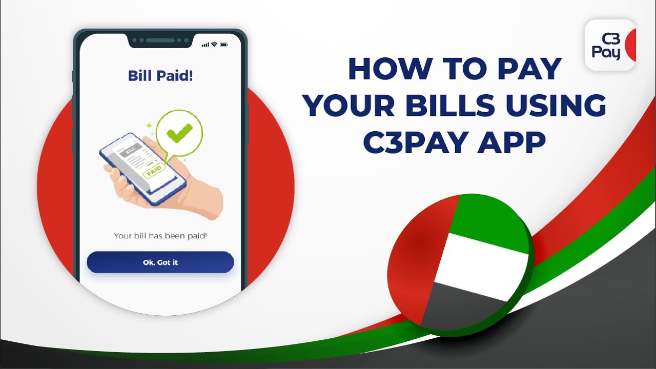 Как оплачивать счета через приложение C3Pay