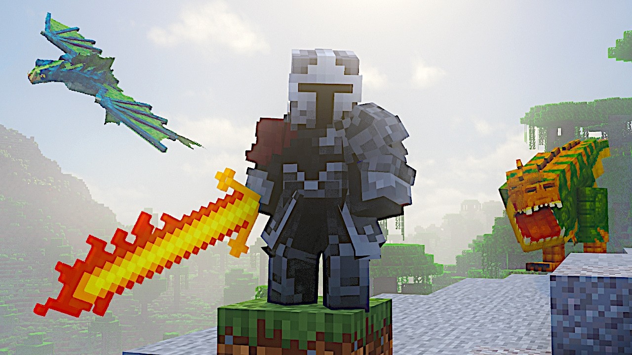 Minecraft, But I'm A Monster Hunter