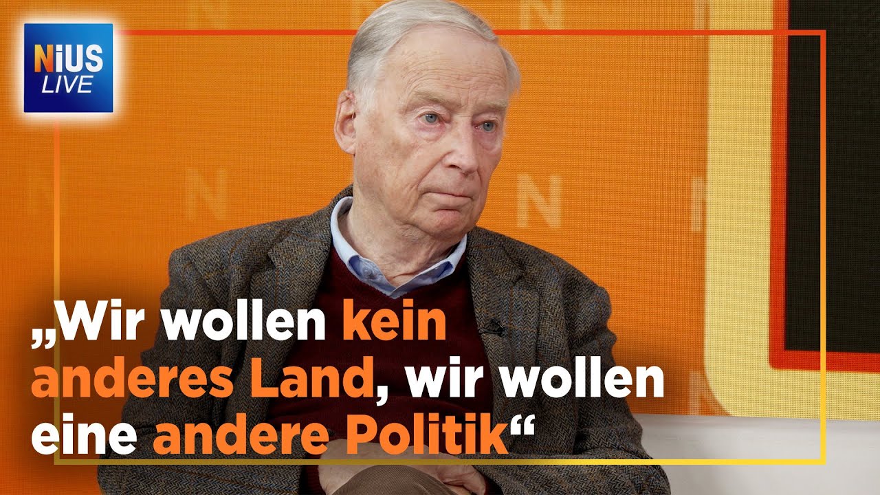 Brandmauer, Steinmeier, AfD-Verbot: Best-of Alexander Gauland | NIUS Live vom 12. November 2025
