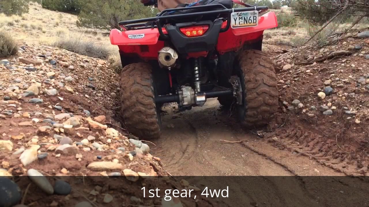 Vid #54 - 4x4 action with '16 Honda Rancher 4x4 DCT EPS, 1-2-16