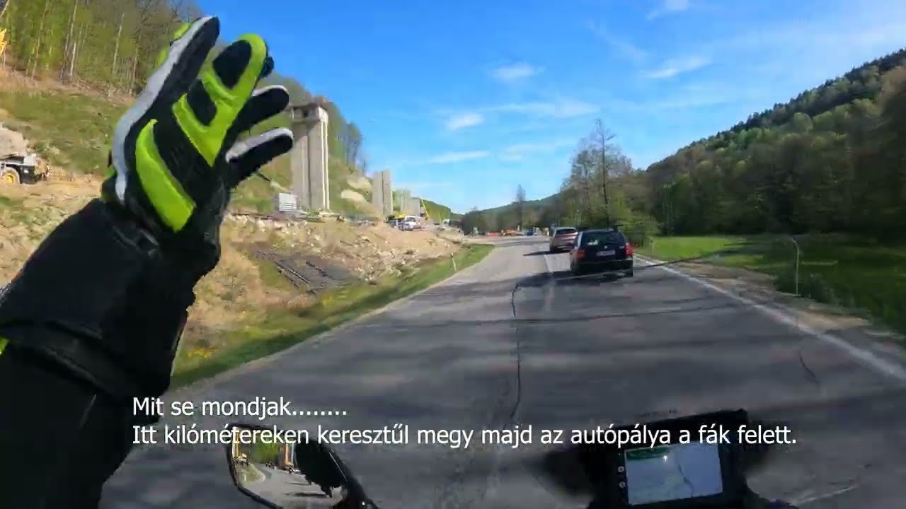 Honda NT1100 - Don't Stop only GO :D - 01.05.2023. Szlovákia 14 út, majd 529 út, majd Recsk és Mátra