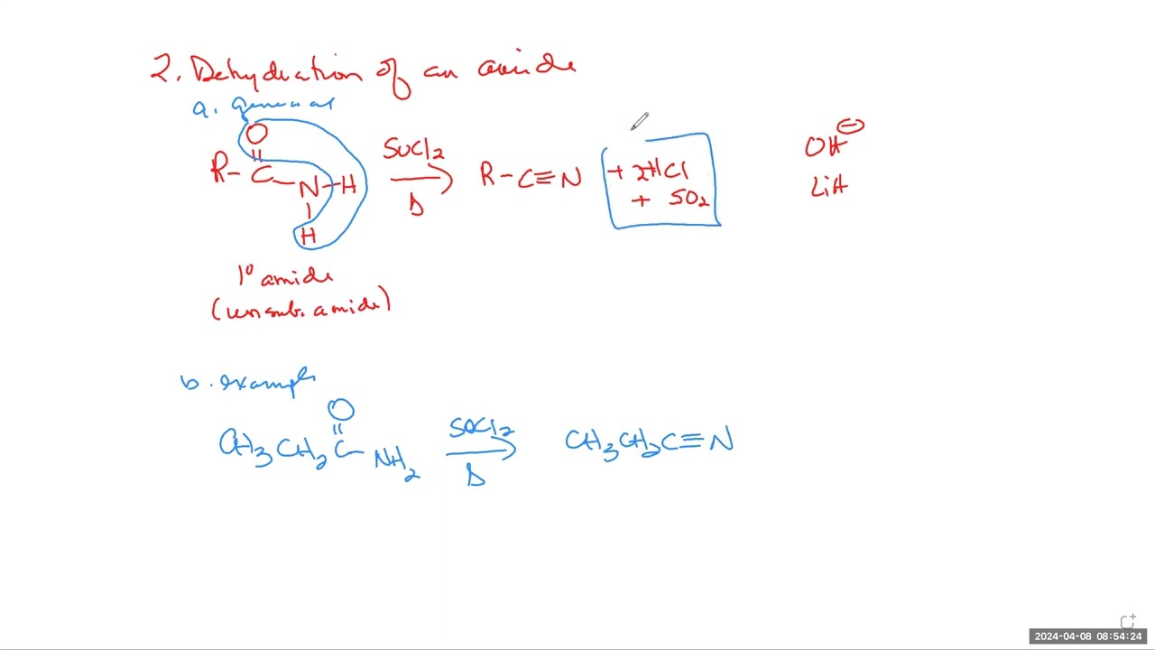 Chemistry of Nitriles
