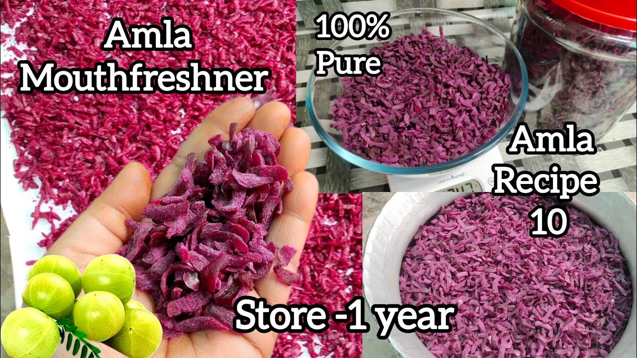 आंवले का ये मुखवास है स्वाद के साथ-साथ सेहत का खज़ाना/Amla Mouthfreshner/Amla Mukhwas 