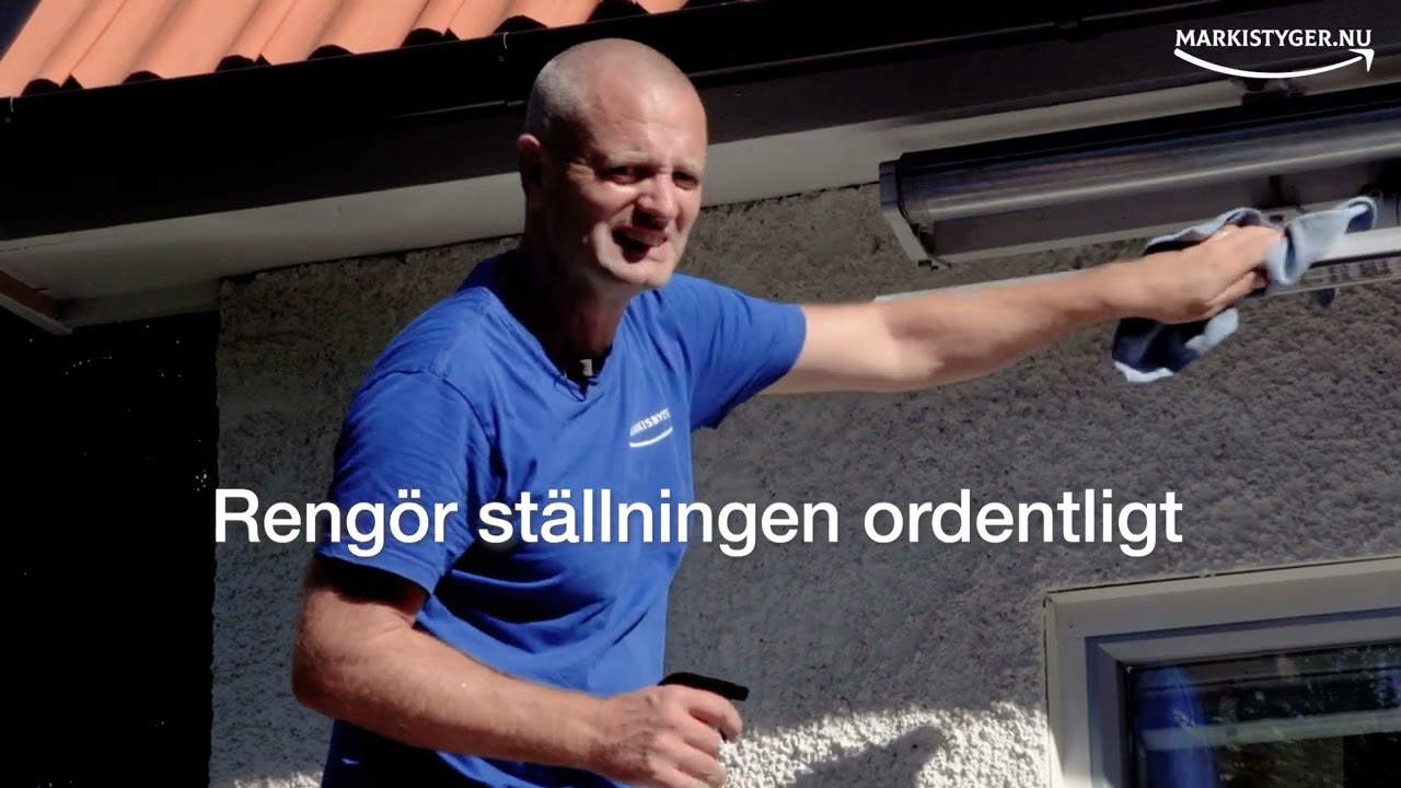 Terrassmarkis – hur byter man lättast till ett nytt fräscht tyg