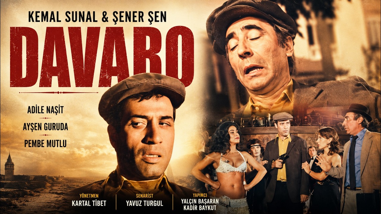 Davaro Türk Filmi | FULL | 4K ULTRA HD | KEMAL SUNAL | ŞENER ŞEN