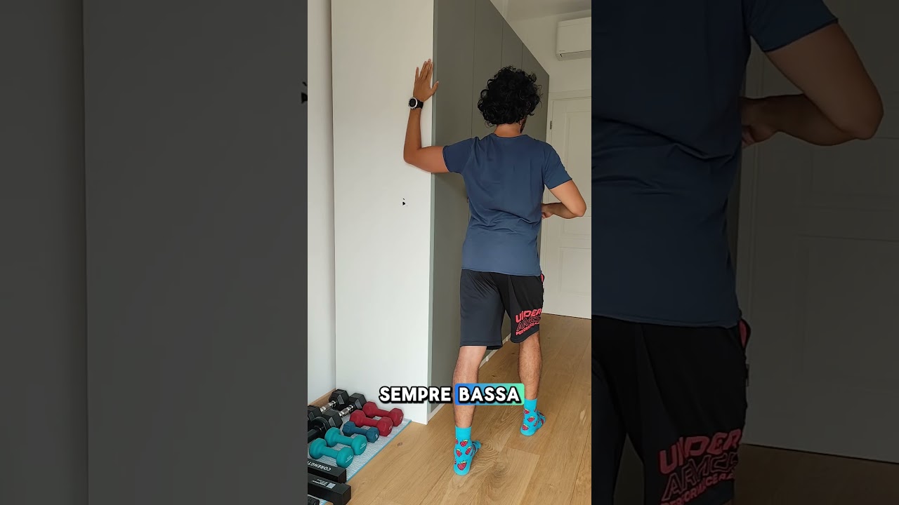 Stretching pettorale al muro #tutorial #stretchingpetto #pettorali #allungamento