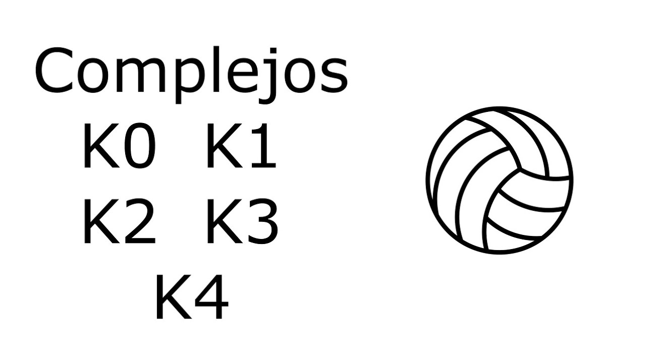 ¿Qué son los COMPLEJOS en voleibol? (K0, K1, K2, K3, K4)