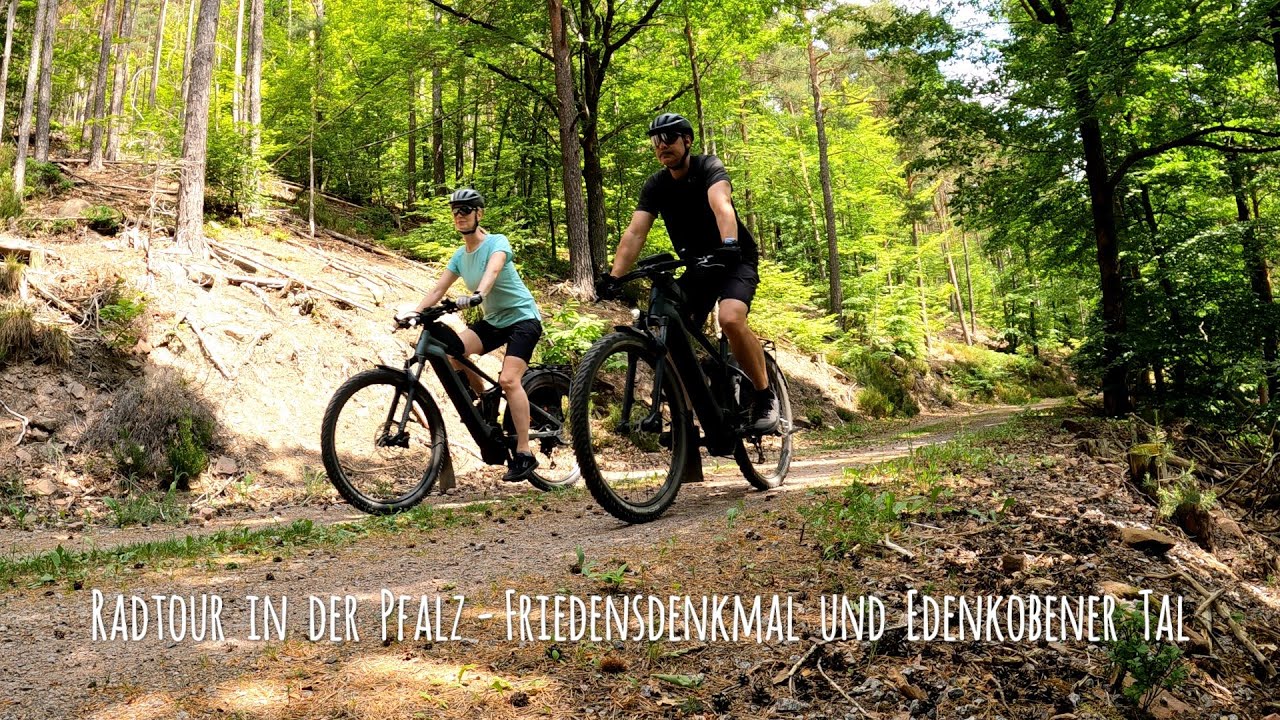 Radtour in der Pfalz - Friedensdenkmal und Edenkobener Tal
