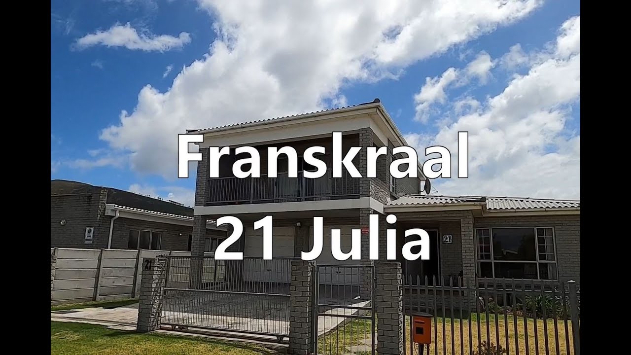 Franskraal - House for sale - R2'860m - 21 Julia st
