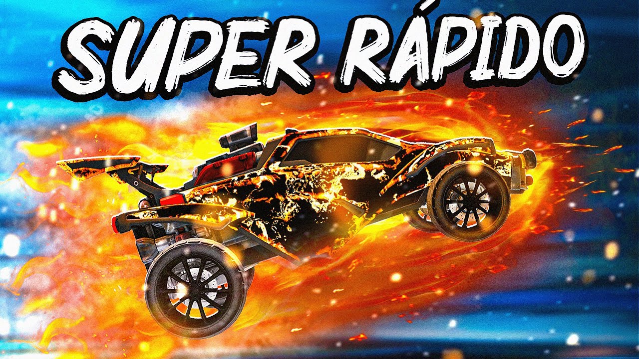 CARRO SUPER RÁPIDO no ROCKET LEAGUE (+999999kph)