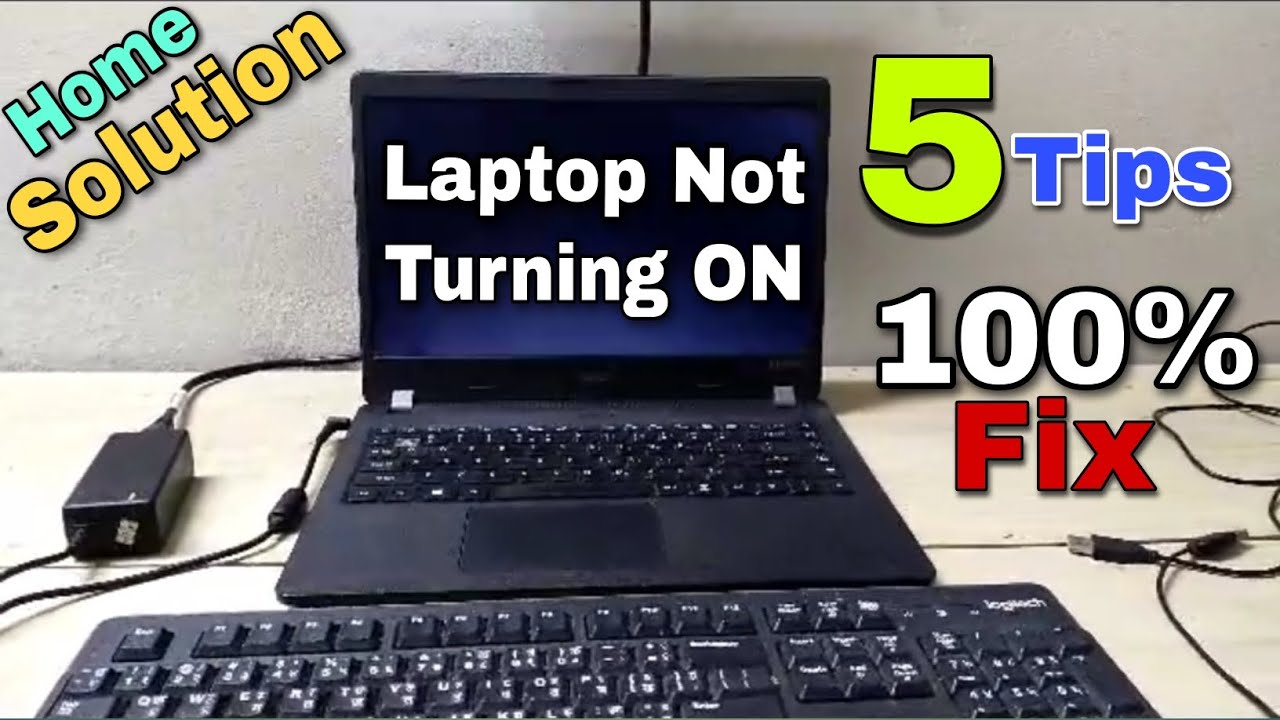 Laptop Not Turning on || 5 Tips Easy to Fix || laptop on nehi ho raha hai || Home Solution
