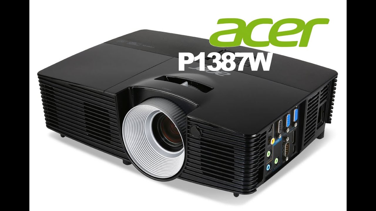 Проектор Acer P1387W Распаковка, краткий обзор, review and unboxing