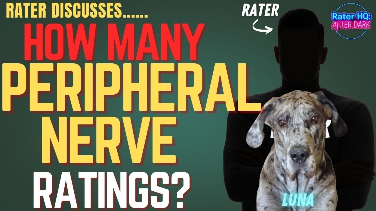 VA Disability:  How Many Separate Peripheral Nerve Ratings Can You Get Per Arm Or Leg?