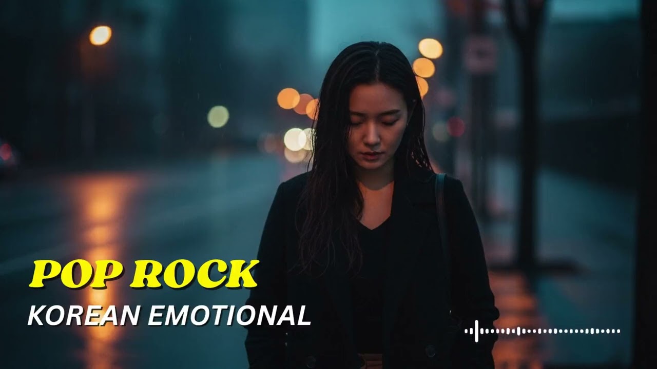 Korean Emotional Pop Rock for Rainy Nights 🌧️ Slow Ballads & Heartfelt Guitar