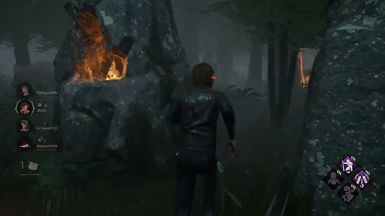 Playing dead by daylight with @jessi gaming