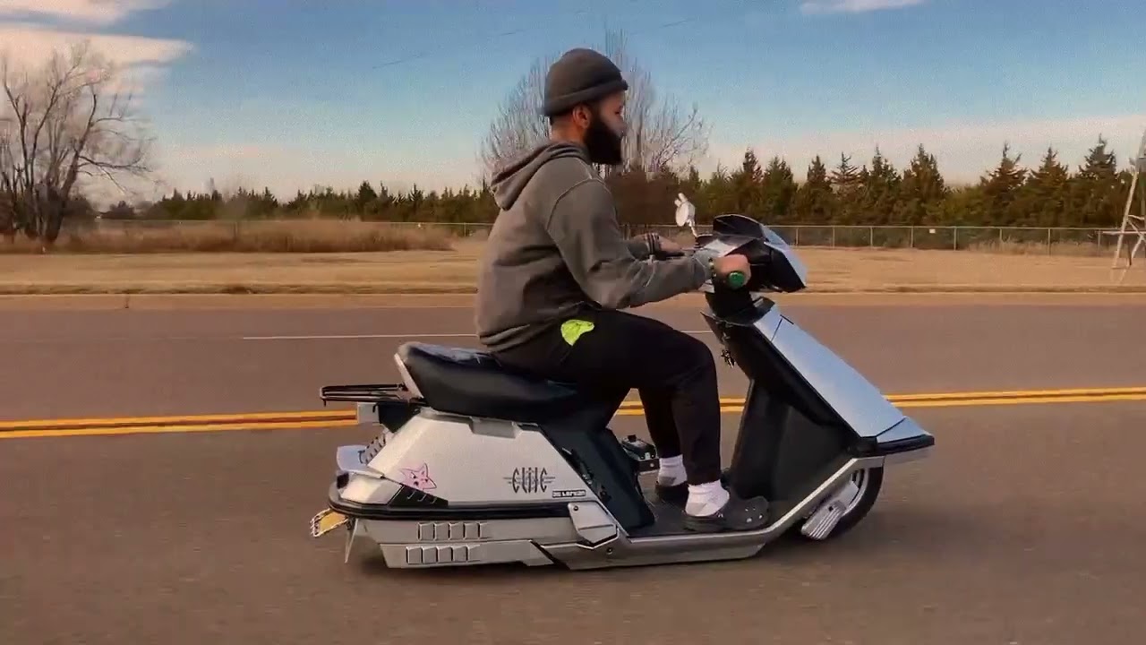 Lowered Honda Elite 80 / Slammed Honda Spacy