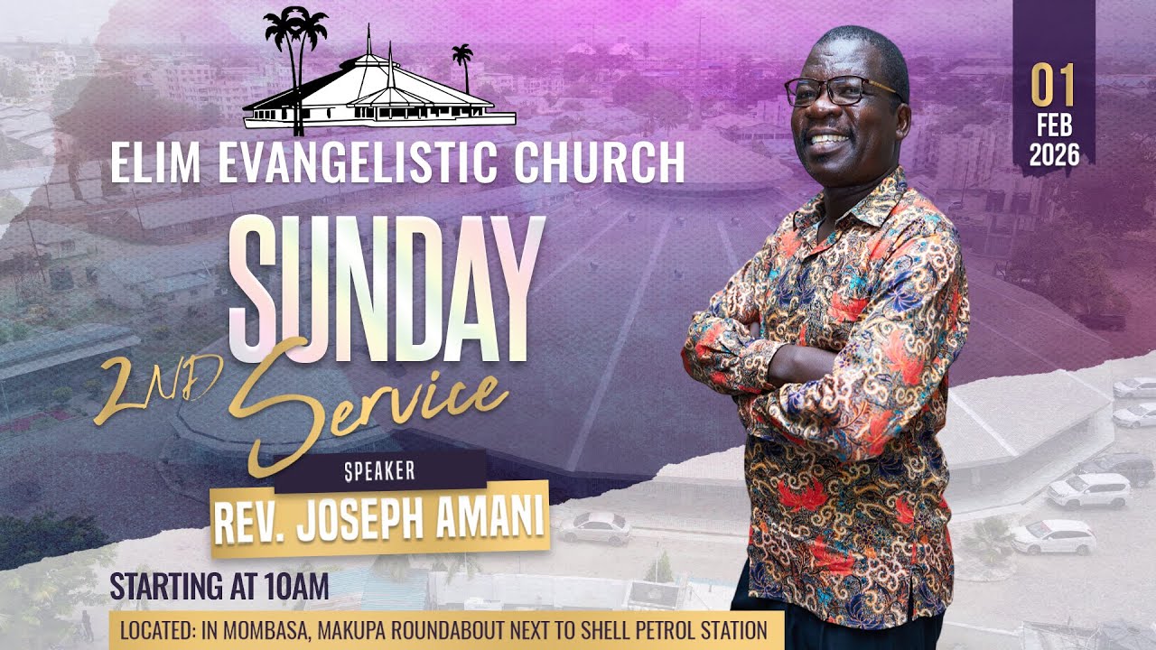 SUNDAY 2ND SERVICE ||01/02/2026 || SERMON: Ensure Kingdom Glasses Work In 2026! REV. JOESEPH AMANI