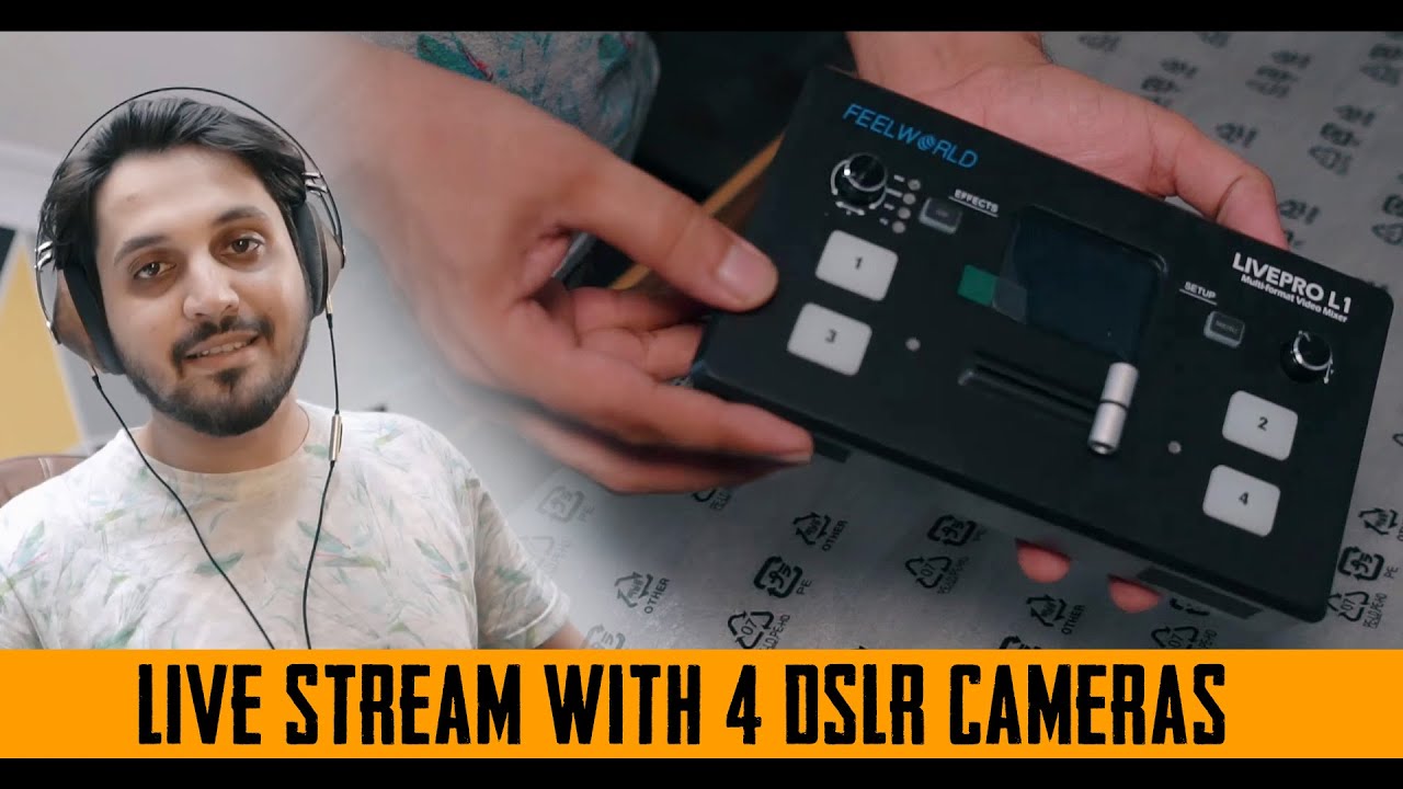 GO LIVE WITH DSLR CAMERA | Feelworld LIvePro L1 | Mansoor Qureshi MAANi