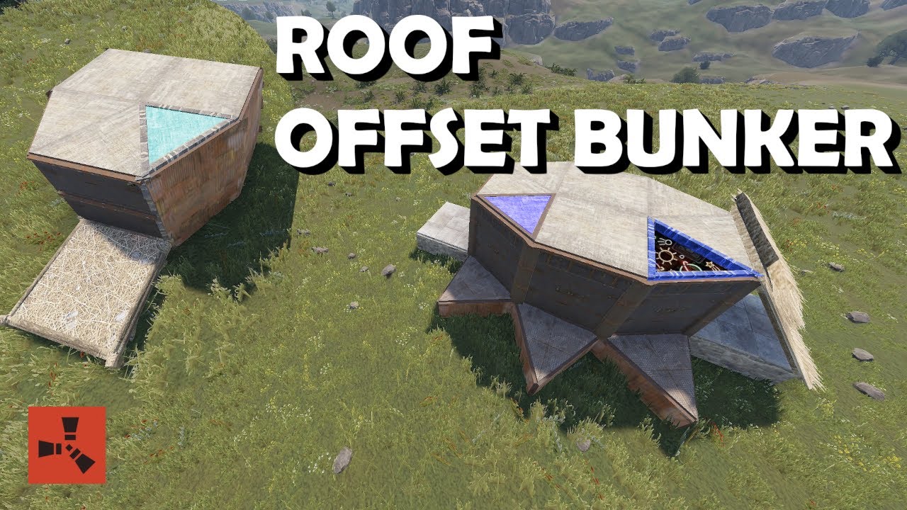 RUST -  Working Offset Bunker FIX - How to build the BEST bunker!