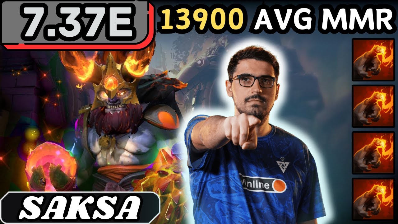 7.37e - Rank 13 Saksa LION Hard Support Gameplay 24 ASSISTS - Dota 2 Full Match Gameplay