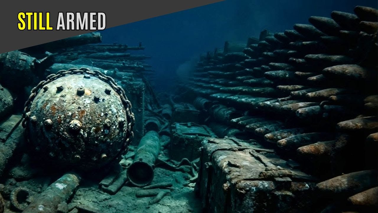 WWII Weapons Still Armed Beneath the Sea