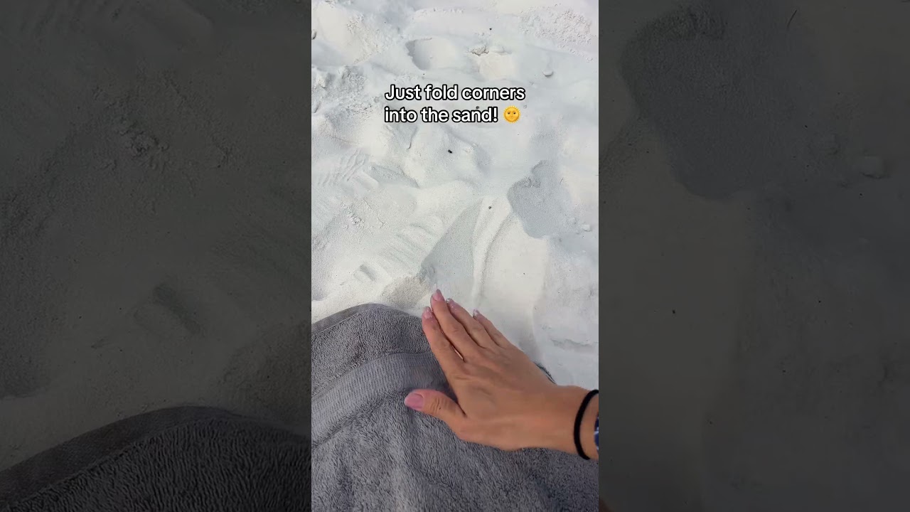 Beach hack #LifeHack #lifehacks #beachhack #beach  #beachtips #beachday #beachlife #beachtowel #tips