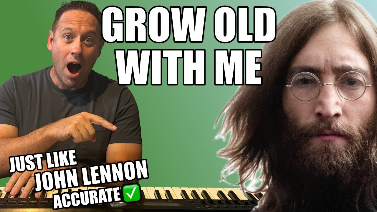 Научитесь играть на пианино | «Grow Old With Me» — Джон Леннон | Точный урок | Простой учебник