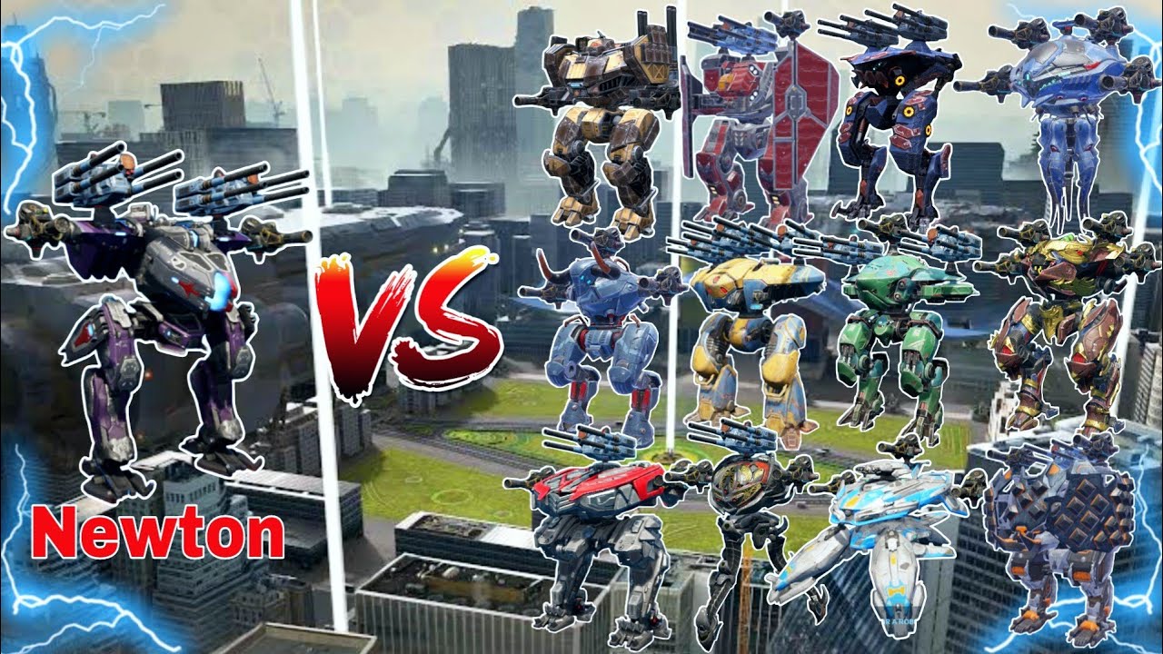 [WR]🔥Newton VS All Titan Comparison |War Robots|