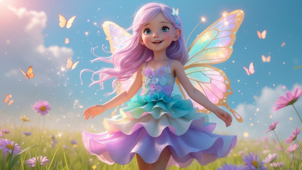 &ldquo;I&rsquo;m a Butterfly Girl 🦋 | Magical Fairy Song for Kids | Kids nursery songs