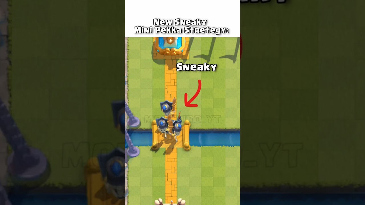 New Sneaky Mini Pekka Strategy 🔥#morteiro_yt