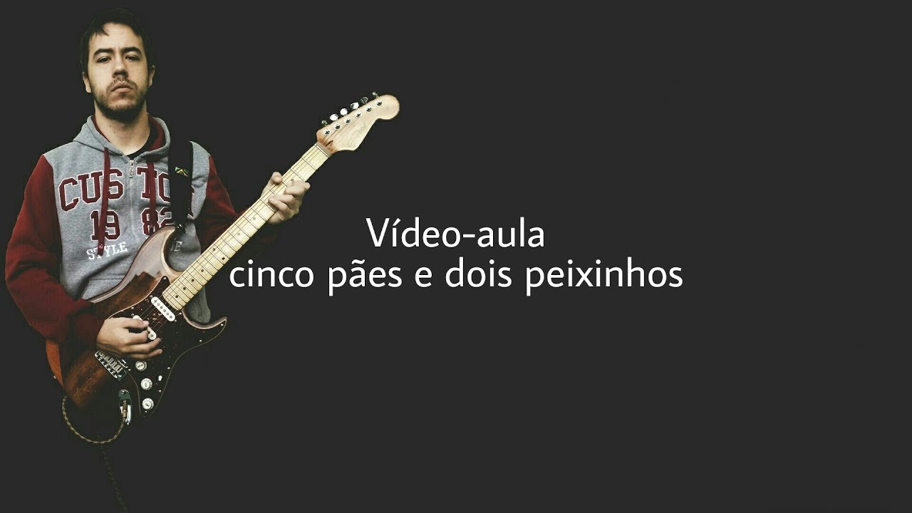 Cinco pães e dois peixinhos - quatro por um (solo) VIDEO AULA!!! (execução original)