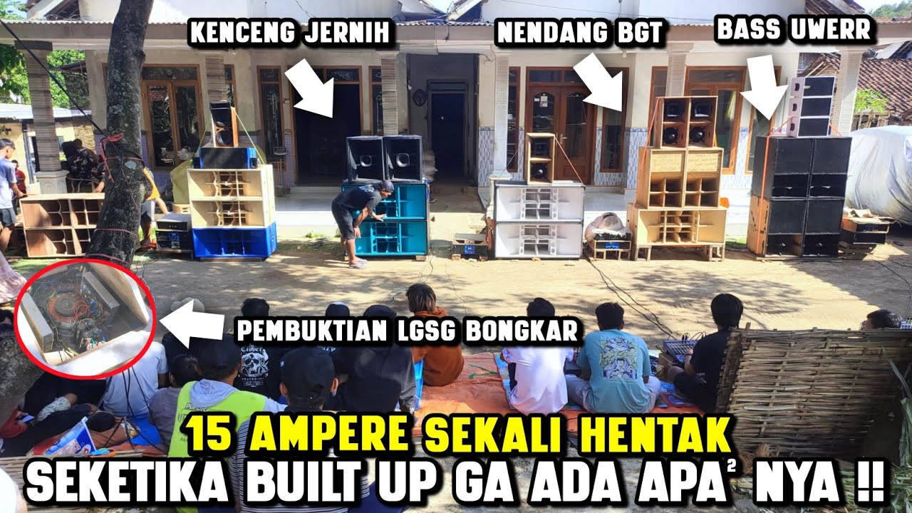 Rakitan Badak ! Seketika Built up Ga Ada apa²nya Ketika Power 15A Cek Sound Mini Bareng 