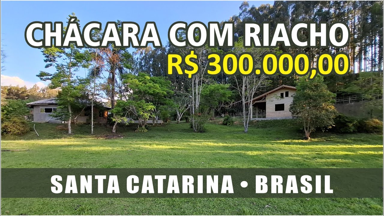 [VENDIDO] CHÁCARA À VENDA 8.000,00 M² • RIACHO, LAGOA, CHOUPANA EM AGROLÂNDIA SANTA CATARINA