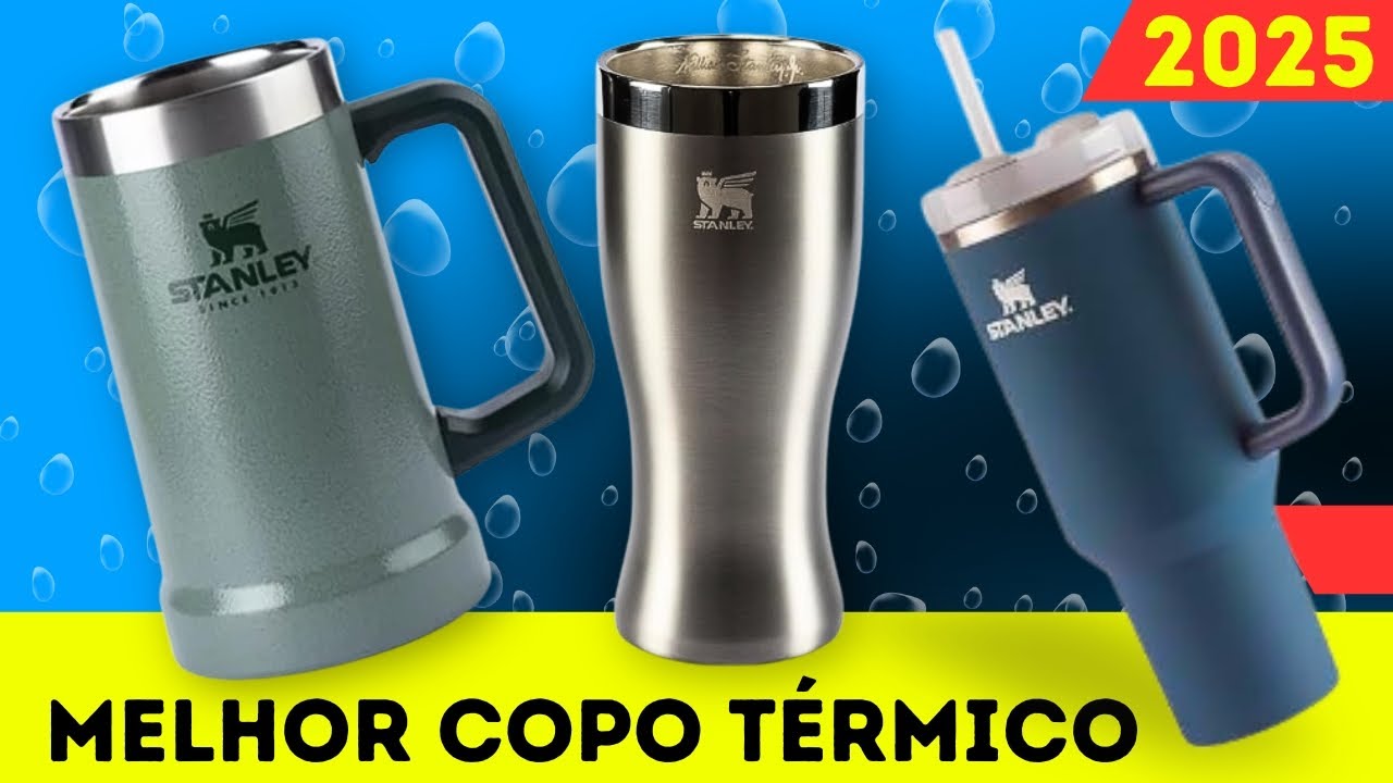 🚨TOP 3] Melhores COPOS TÉRMICOS STANLEY Original // Custo-Benefício 2025