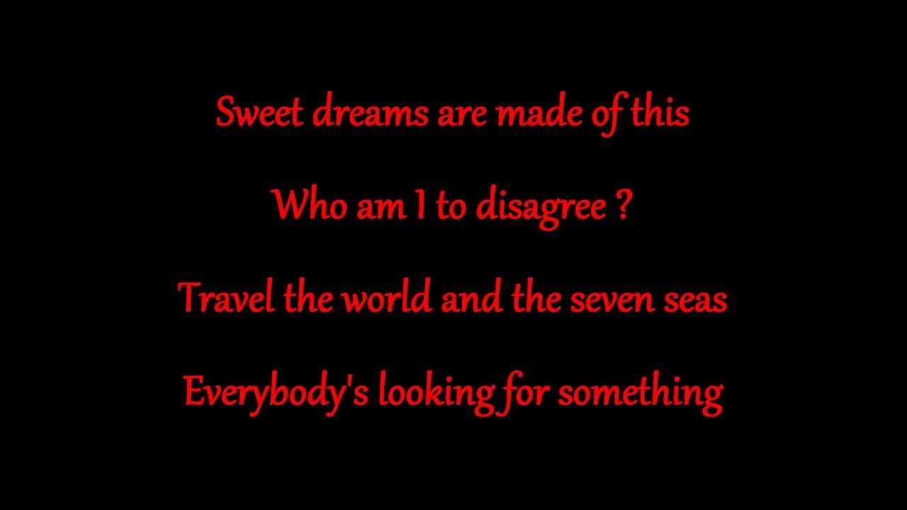 Marilyn Manson - Sweet Dreams (Lyrics)